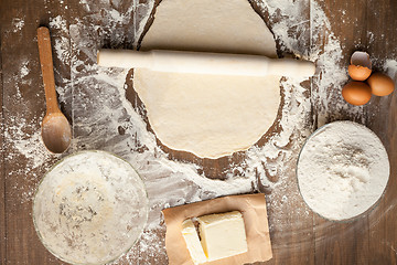 Image showing Cook composition of making dough.