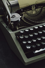 Image showing Retro writing machine.