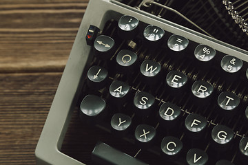 Image showing Retro writing machine.