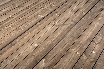 Image showing wooden fence closeup photo