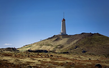 Image showing Lighthouse on the hill