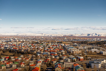 Image showing Reykjavik from above