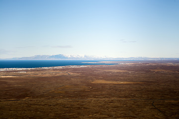 Image showing Aerial photo of Iceland