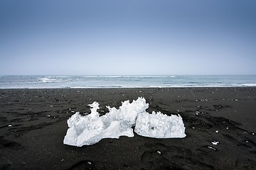 Image showing Icebergs at glacier lagoon 