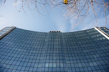 Image showing Skyscrapers against blue sky