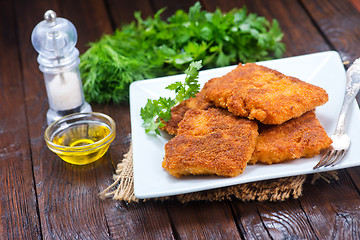 Image showing fried fish