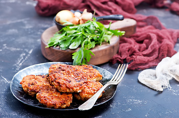 Image showing cutlets