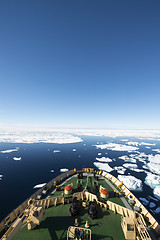 Image showing Icebreaker in the ice