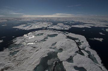 Image showing Icebreaker in the ice