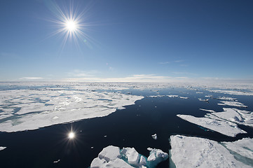 Image showing Icebreaker in the ice