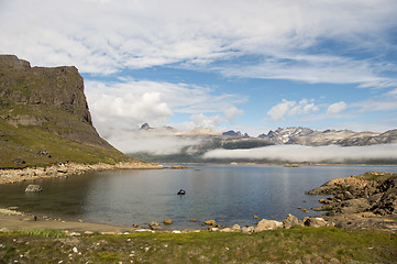 Image showing Mountain view in Greenland