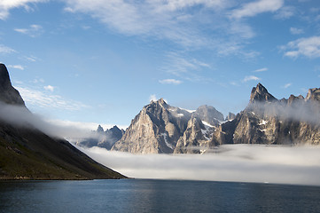 Image showing Mountain view in Greenland