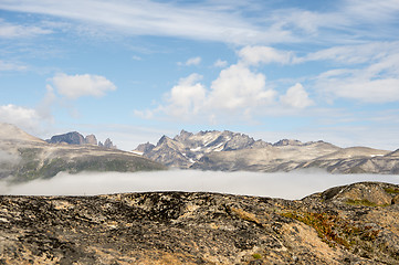 Image showing Mountain view in Greenland