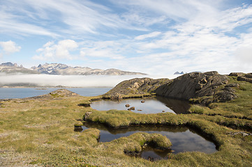 Image showing Mountain view in Greenland