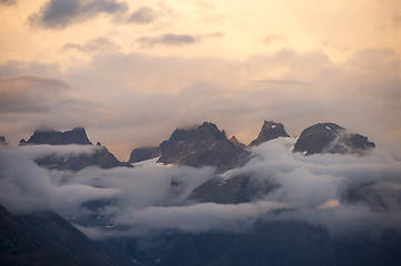 Image showing Mountain view in Greenland