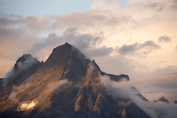 Image showing Mountain view in Greenland