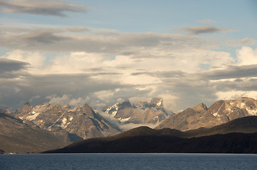 Image showing Mountain view in Greenland