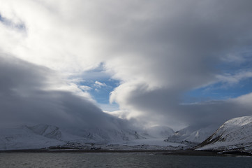 Image showing Icebreaker in the ice