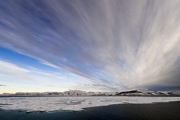 Image showing Icebreaker in the ice