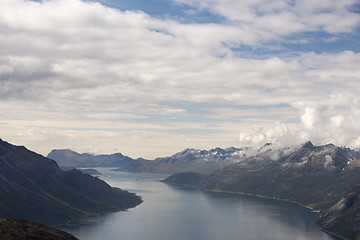 Image showing Mountain view in Greenland