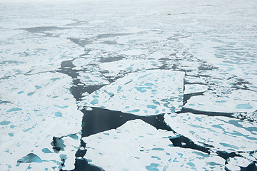 Image showing Icebreaker in the ice