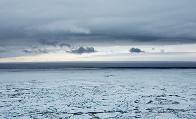 Image showing Icebreaker in the ice