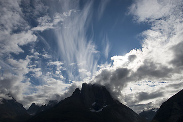 Image showing Mountain view in Greenland