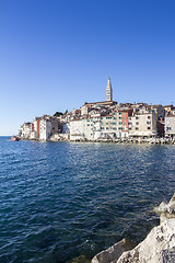 Image showing Rovinj beautiful old town in Istria of Croatia Europe