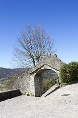 Image showing The Large Gate of Old Town Buzet in Istria, Croatia