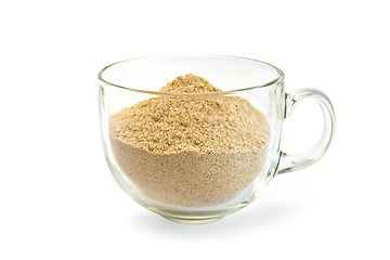 Image showing Flour sesame in cup