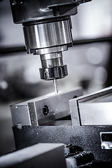 Image showing Metalworking CNC milling machine.