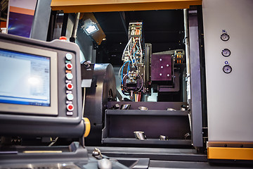 Image showing Metalworking CNC milling machine.