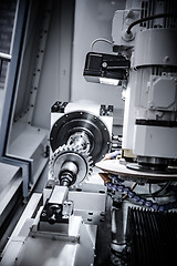 Image showing Metalworking CNC milling machine.