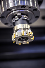 Image showing Metalworking CNC milling machine.