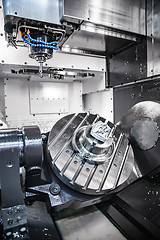 Image showing Metalworking CNC milling machine.