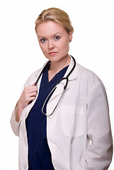 Image showing Attractive lady doctor
