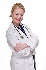 Image showing Attractive lady doctor