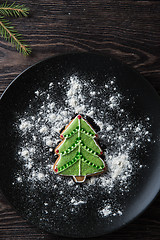 Image showing New year homemade gingerbread