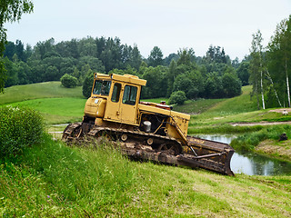 Image showing old tractor