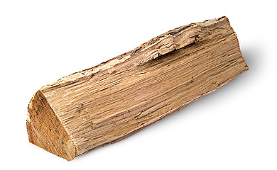 Image showing Single log of wood horizontally