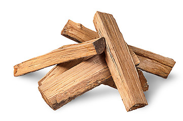 Image showing Pile of firewood