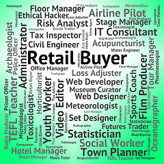 Image showing Retail Buyer Indicates Commerce Buying And Promotion