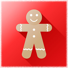 Image showing Gingerbread Icon Shows Home Baking And Cookies