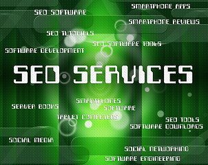 Image showing Seo Services Means Help Desk And Advice