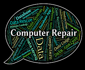 Image showing Computer Repair Means Rebuild Recondition And Renovate