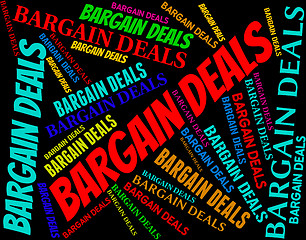 Image showing Bargain Deals Indicates Words Contract And Transactions