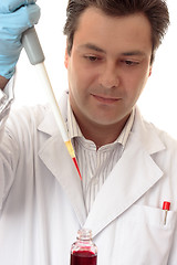 Image showing Scientist working in laboratory