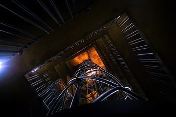 Image showing Clock tower interior