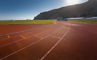 Image showing Running track outdoors