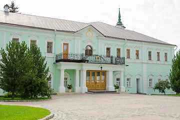 Image showing Sergiev Posad - August 10, 2015: View of the building of the Metropolitan\'s chambers of Holy Trinity Sergius Lavra